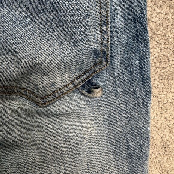 I Love Ugly Smart Zespy Pant Regular Rise Fixed Waist Tapered Slim Denim Jeans - Picture 7 of 16